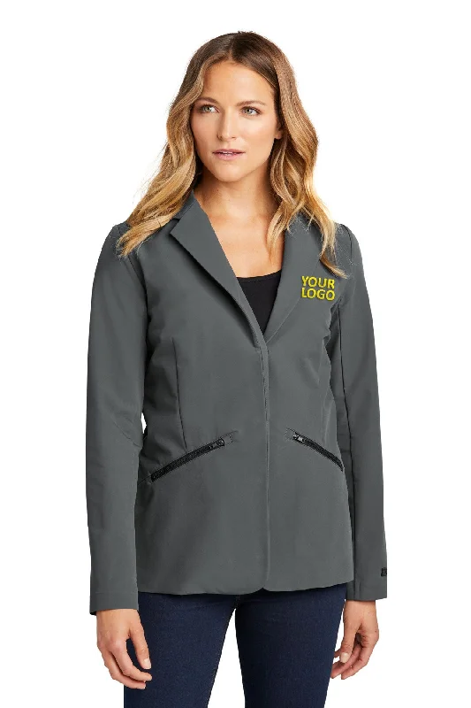 OGIO Ladies Fusion Branded Blazer, Tarmac Grey Women's Luxury Jacket