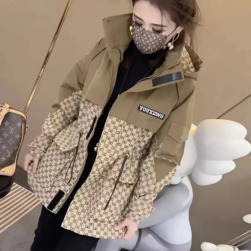Trench Coat Female Casual Elegant Fitted Trench Coat