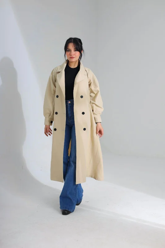 Trenchcoat 6131 Stylish Full-Length Trench Coat