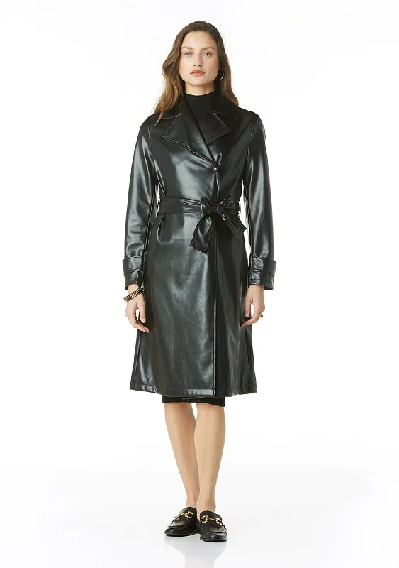 Valda Trench Coat Modern Long Sleeve Trench