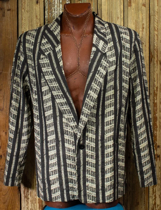 Vintage Touch Oversized Blazer 80s XL Silk Women's Blazer