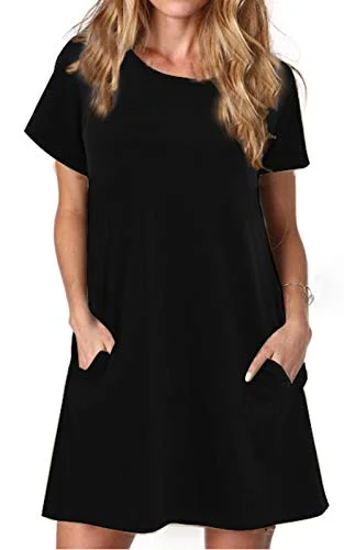 Ancapelion Women's Casual Loose T Shirt Dresses Short Sleeve Mini Summer Tunic Dress for Women Tunics Office stylish Ancapelion Women's Casual Loose T Shirt Dresses Short Sleeve Mini Summer Tunic Dress for Women Tunics Office stylish