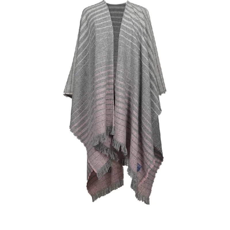 Gradient Wool Shawl Fashionable Shawl with Tassels
