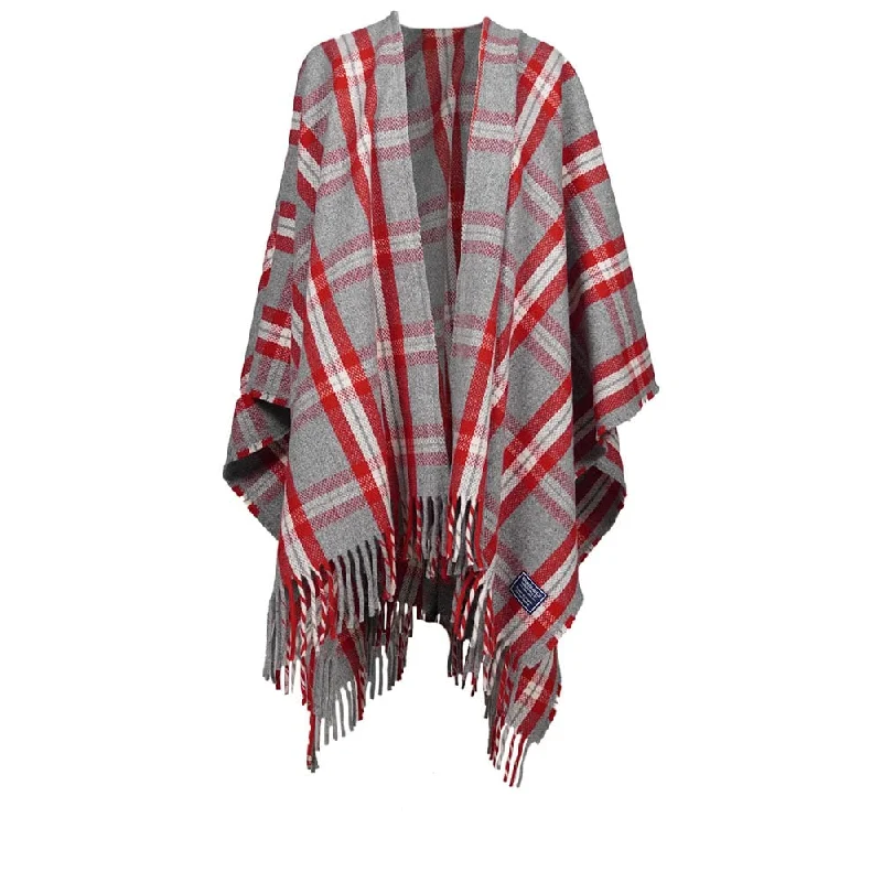 Minnehaha Falls Wool Shawl Elegant Velvet Shawl Cape