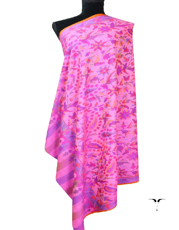 pink kanni jamma pashmina shawl 8360 Chic Knit Shawl Poncho
