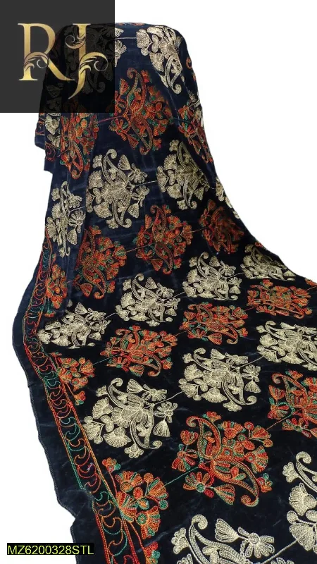 Women Velvet Shawl Fashionable Oversized Shawl