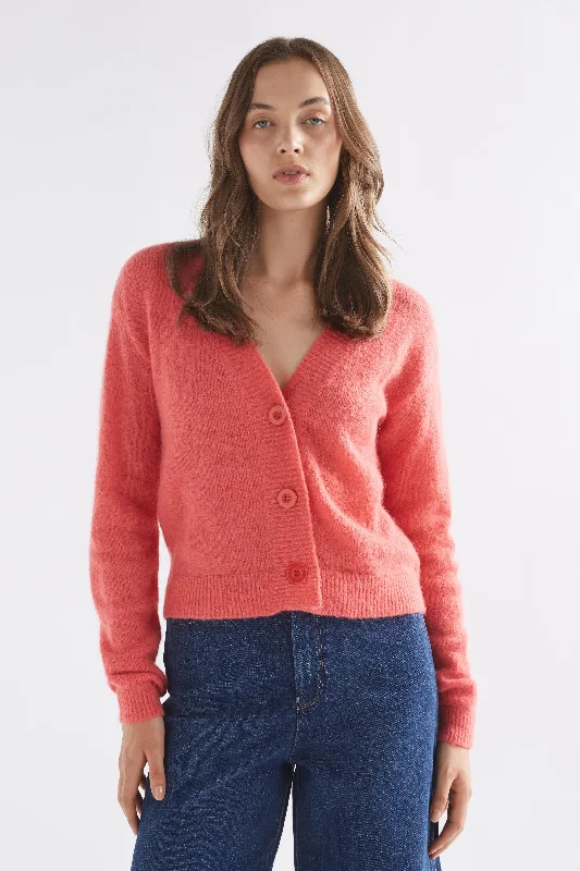 Elk Drue Cardigan - Pink Punch Casual Formal Business