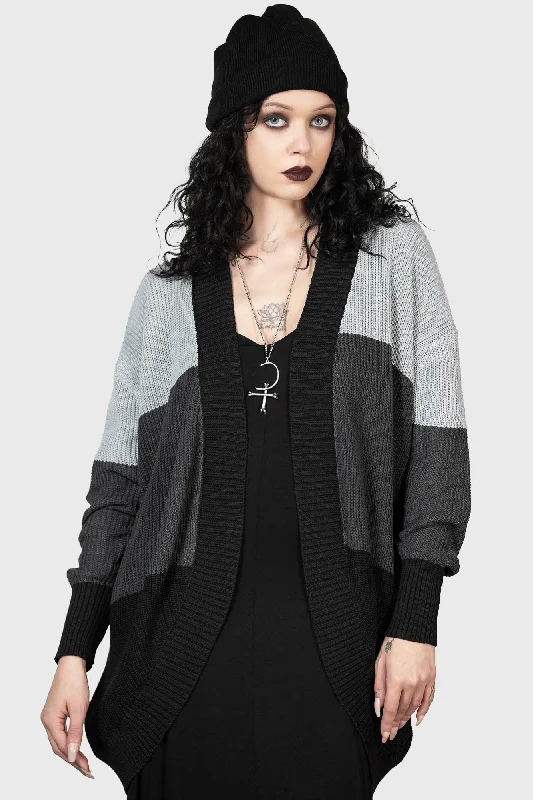 January Mist Cardigan Fitted Slim Tailored