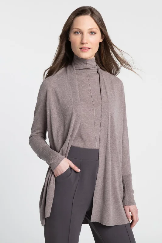 Kinross Cashmere Easy Drape Cardigan Fitted Loose Oversized