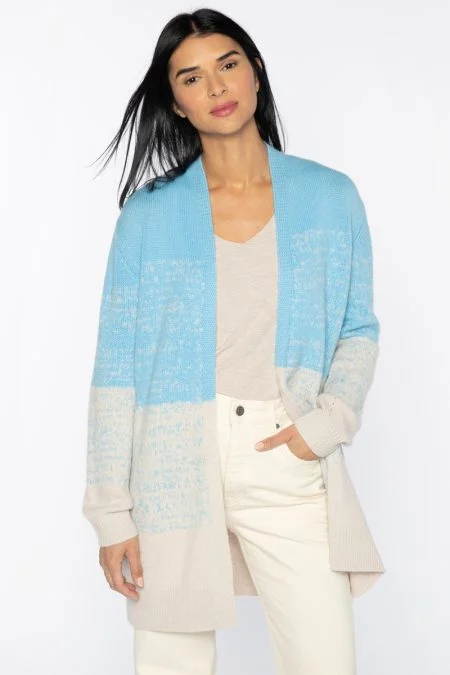 Kinross Cashmere Ombre Cardigan Cardigan Knitwear Sweater