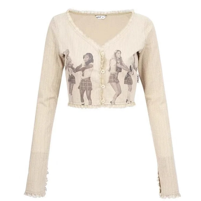 Lace Short Cardigan Top Embroidered Appliqued Beaded