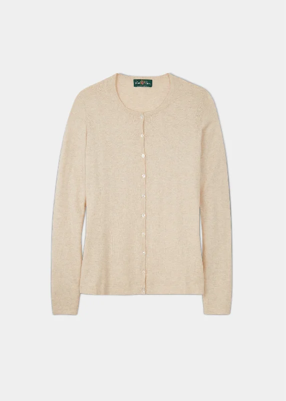 Sophie Ladies Cotton Cashmere Crew Neck Cardigan In Sand Hooded Cardigan Collared Cardigan Shawl Collar Sophie Ladies Cotton Cashmere Crew Neck Cardigan In Sand Hooded Cardigan Collared Cardigan Shawl Collar