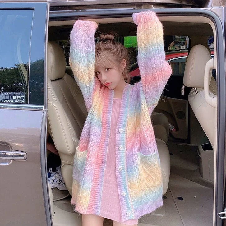 rainbow sweater