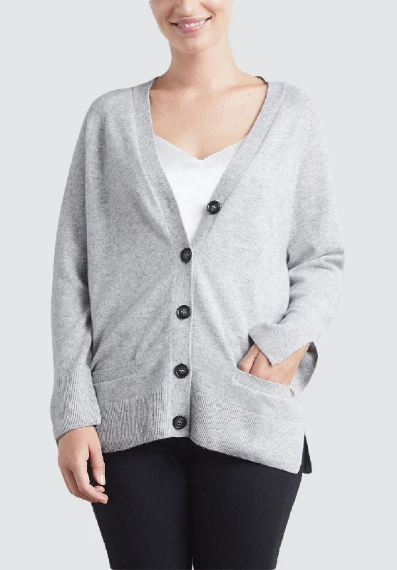 V Neck Cashmere Cardigan | Foggy Jersey Fabric Tulle Fabric Batik Fabric