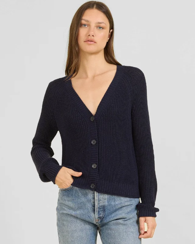 Raleigh Cardigan Asymmetrical,ymmetric Pencil Cardigan